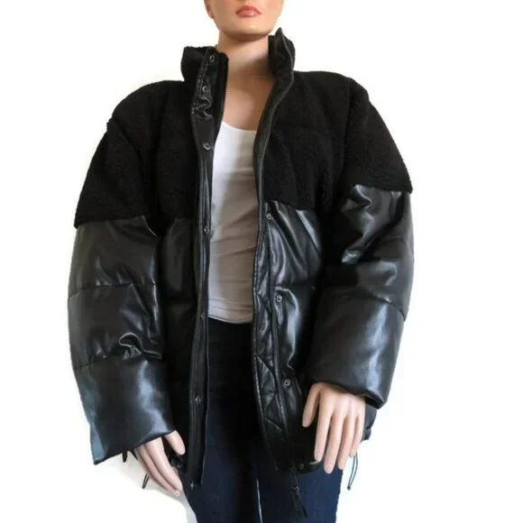 GOOD AMERICAN Women's Cocoon Puffer Coat Plus Size XXXL NWT - Picture 7 of 9